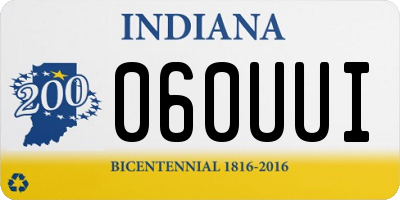 IN license plate 060UUI