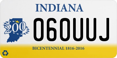 IN license plate 060UUJ