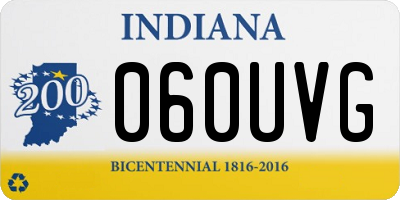 IN license plate 060UVG