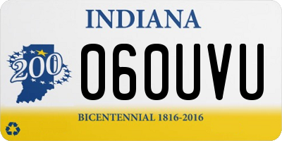 IN license plate 060UVU