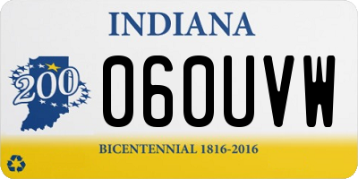 IN license plate 060UVW