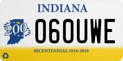 IN license plate 060UWE