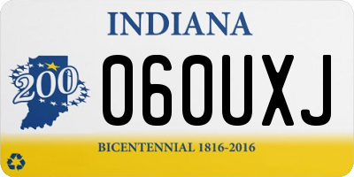IN license plate 060UXJ