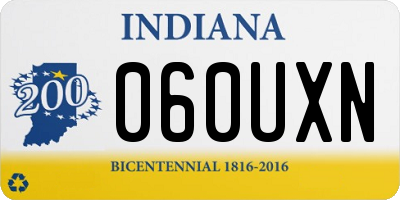 IN license plate 060UXN