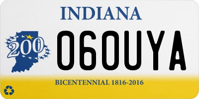 IN license plate 060UYA