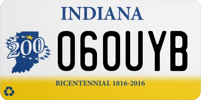 IN license plate 060UYB