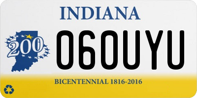 IN license plate 060UYU