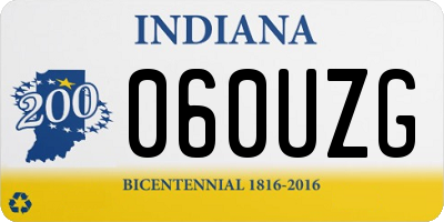 IN license plate 060UZG