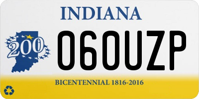 IN license plate 060UZP