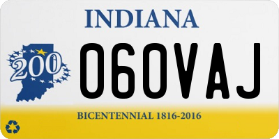 IN license plate 060VAJ