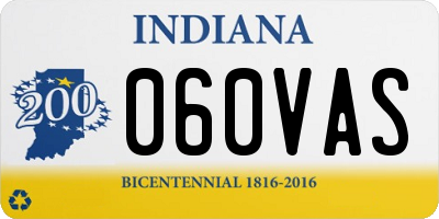 IN license plate 060VAS