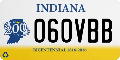 IN license plate 060VBB