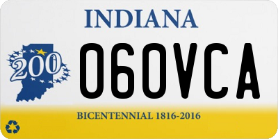IN license plate 060VCA