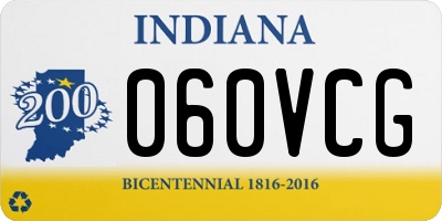 IN license plate 060VCG