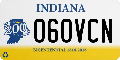 IN license plate 060VCN