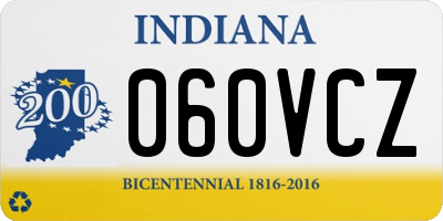 IN license plate 060VCZ
