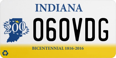 IN license plate 060VDG