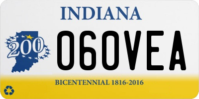 IN license plate 060VEA