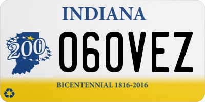 IN license plate 060VEZ