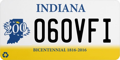 IN license plate 060VFI