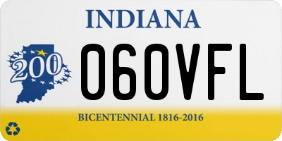 IN license plate 060VFL