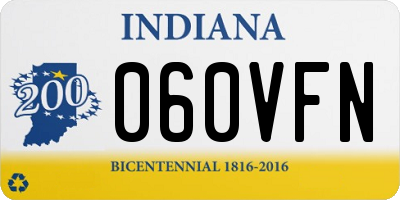 IN license plate 060VFN