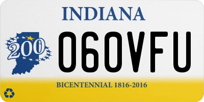 IN license plate 060VFU
