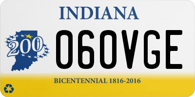 IN license plate 060VGE