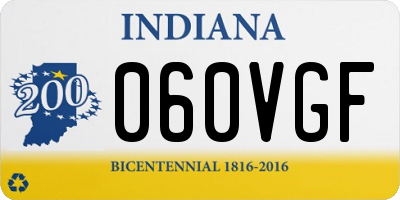 IN license plate 060VGF