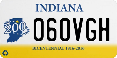 IN license plate 060VGH