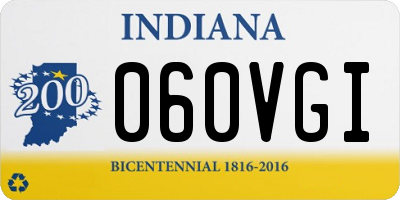 IN license plate 060VGI