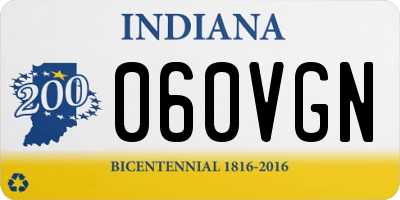 IN license plate 060VGN
