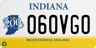 IN license plate 060VGO