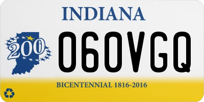 IN license plate 060VGQ