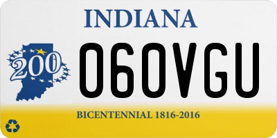 IN license plate 060VGU