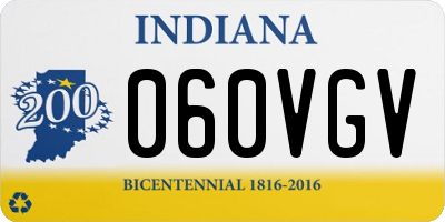 IN license plate 060VGV