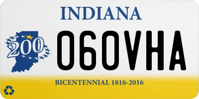 IN license plate 060VHA