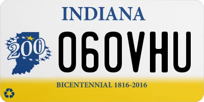 IN license plate 060VHU