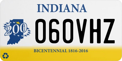 IN license plate 060VHZ