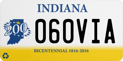 IN license plate 060VIA