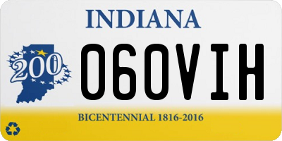 IN license plate 060VIH