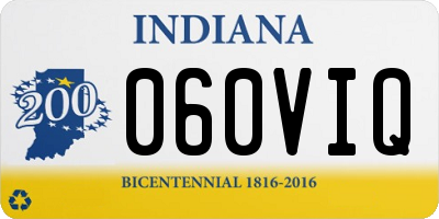 IN license plate 060VIQ