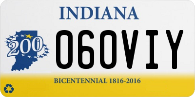 IN license plate 060VIY