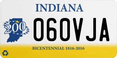 IN license plate 060VJA