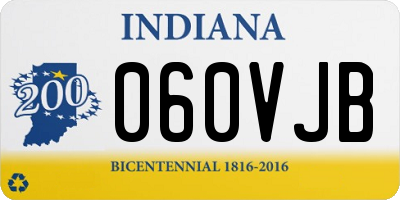 IN license plate 060VJB