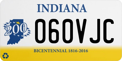 IN license plate 060VJC