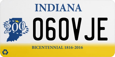 IN license plate 060VJE