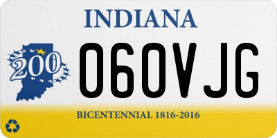 IN license plate 060VJG