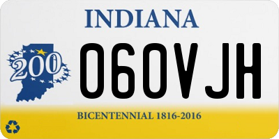 IN license plate 060VJH