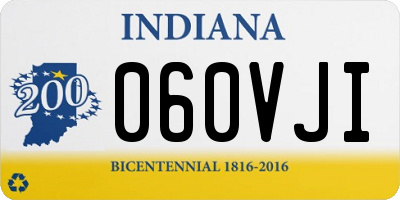 IN license plate 060VJI
